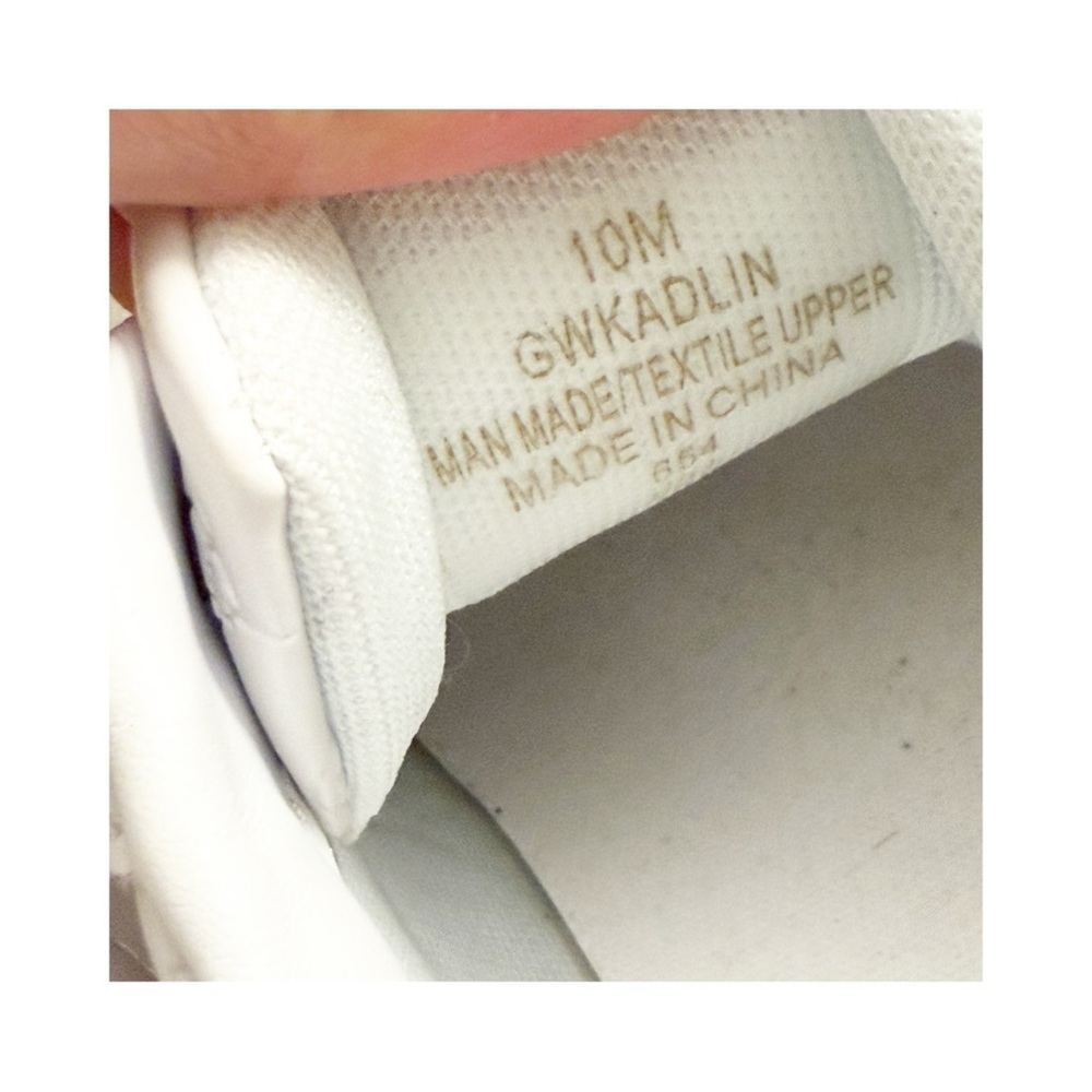 Guess Los Angeles Kadlin Logo Detailed Retro Jogger Sneakers White size10 - Picture 6 of 6